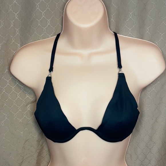 Free People, Ari Underwire Bra, 32D, black, NWT - Picture 1 of 7